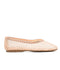 Mesh Ballet Flat with Diamante Details - Cipria