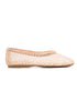Mesh Ballet Flat with Diamante Details - Cipria