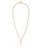 The Puffy "j" Initial Necklace - Gold