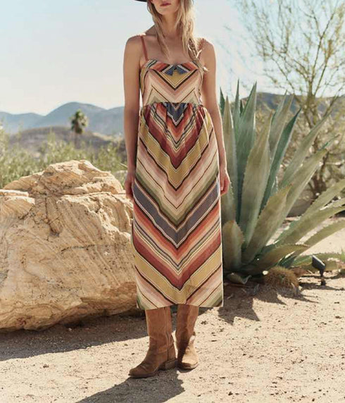 The Verse Dress - Davenport Stripe