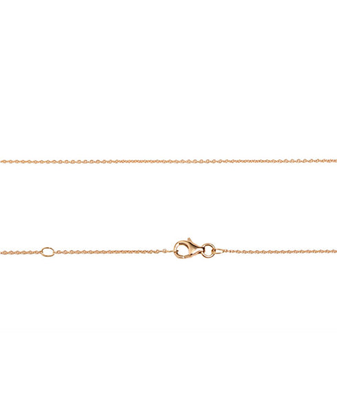 Mini LInk 16"-18" Adj Chain - 14k