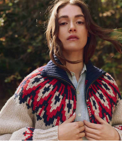 The Nordic Sweater - Glacier Fair Isle