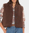 Kensi Vest - Chocolate Brown