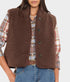 Kensi Vest - Chocolate Brown
