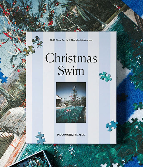 Slim Aarons Christmas Swim Puzzle - 1000 Pieces