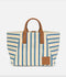 The Riviera Tote - Green Stripe