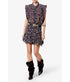 Daneen Skirt - Black/Raspberry