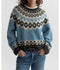 Isaline Fairisle Sweater - Iceberg Blue Fairisle