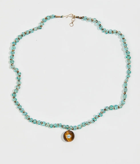 Candy Necklace - Apatite/Tigereye