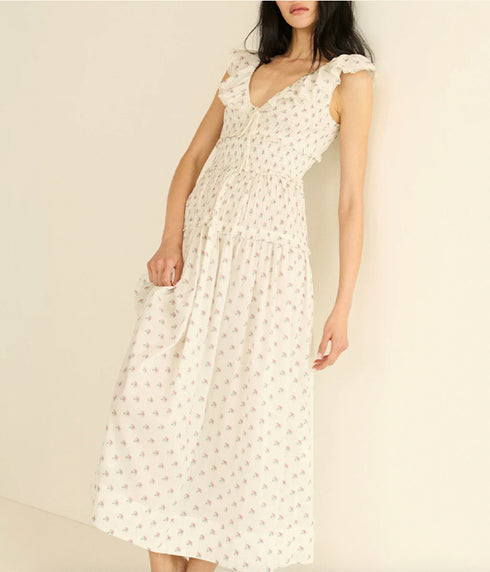 Sorina Dress - Petit Posy Calico