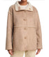 Shona Reversible Faux Sherling Jacket - Sand