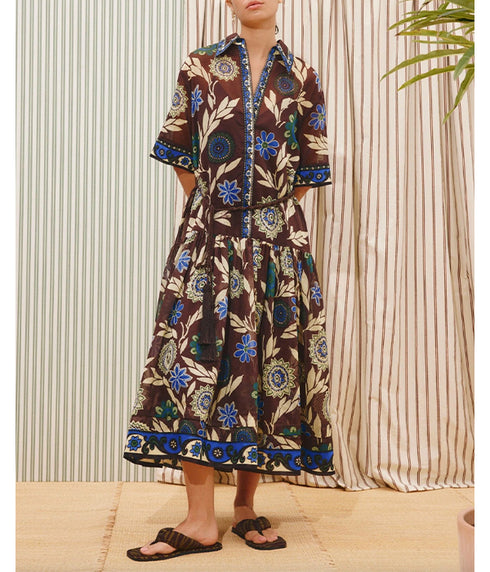 Jasper Shirtdress - Chocolate