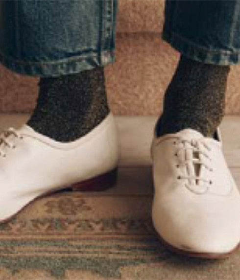 The Lurex Socks - Golden