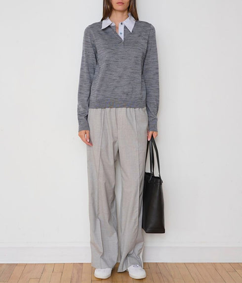 The Charlie Polo - Medium Grey