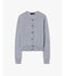 March Cashmere Cardigan - Grey Medium Melange