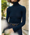 The Cashmere Turtleneck - Navy