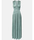 Tasneem Deep V Gown - Sea Glass
