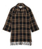 The Fringe Coat - Carmel and Black Frontier Plaid