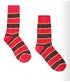 The Collegiate Sock - Hot Red