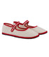 Classic Mary Jane - White / Red