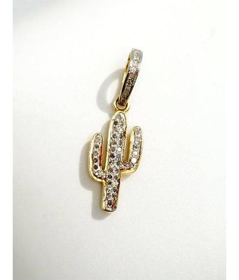Diamond Cactus Pendant