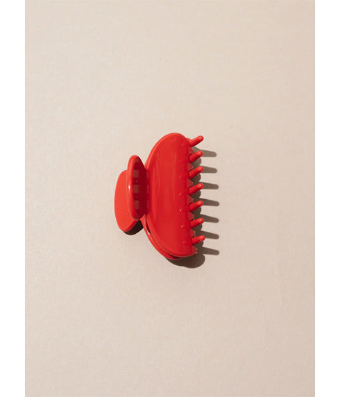 Hair Claw Clip 2" - Red