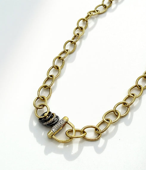 17" Large round chain