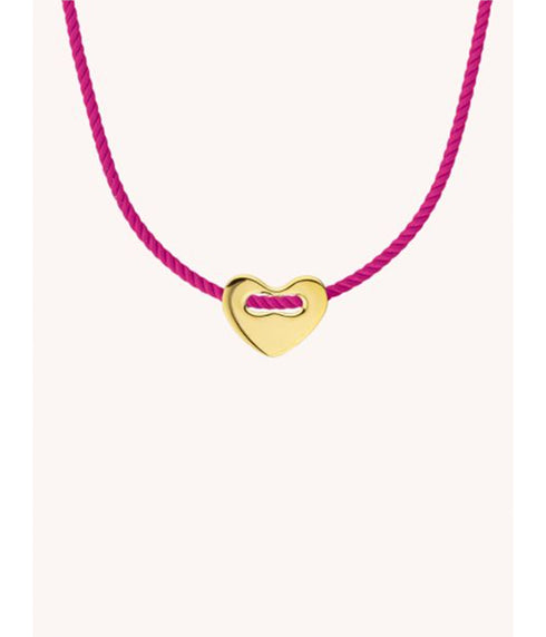 Corazon Necklace - Fuchsia
