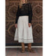 The Structured Victorian Skirt - White