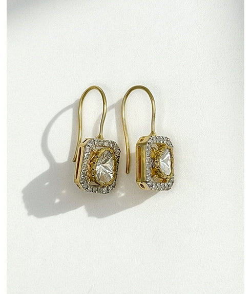 Diamond Dangle Earrings