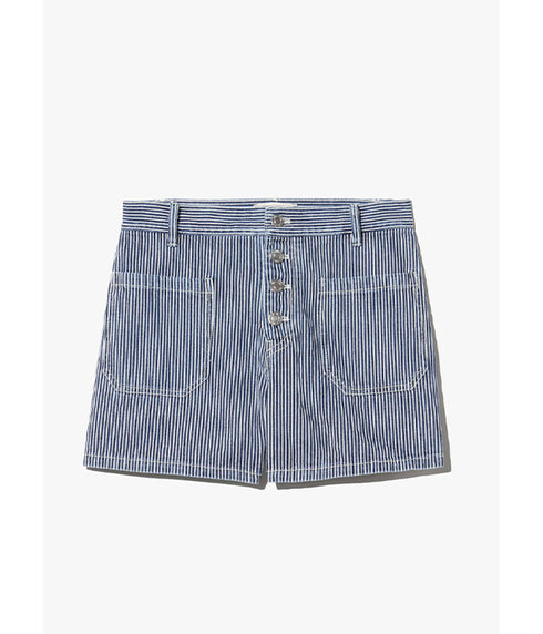 Harley Striped Shorts - Indigo Stripe Rinse