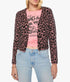 The Baby Peek-A-Boo Cardigan - Black/Pink