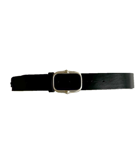 Holis Leather Belt - Black