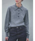 The Cashmere Polo - Heather Smoke