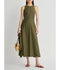 Sculpted Uma Sleeveless Maxi - Olive