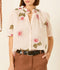 Winnie Blush Hibiscus Shirt - Off White