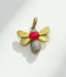 Pink Jade Butterfly Pendant