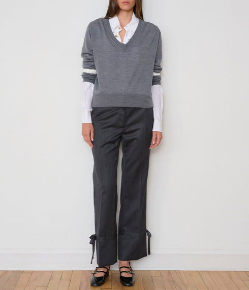 The Cigarette Trouser - Charcoal