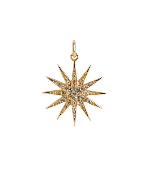 Starburst Diamond Pendant