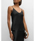 Gloria Silk Cami - Black