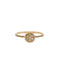 Small Illusion Round Diamond Ring Sz 7.5