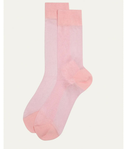 Wave Two Tone Socks - Pink