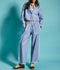 The Riva Pant - Blue Stripe