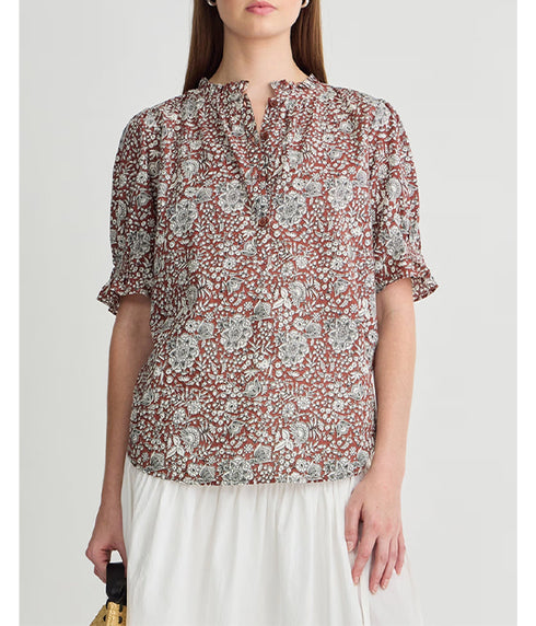 Los Altos Top - Clay Floral