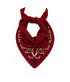 Bandana Merino Triangle Scarf - Bordeaux