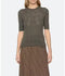 Jane Argyle Short Sleeve Crew - Sage