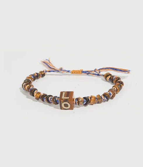 Cubix Love Bracelet - Tigereye/Diamonds