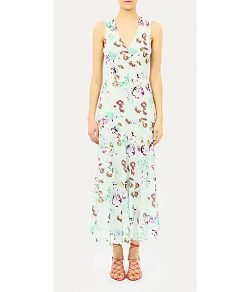 Elowen Silk Dress - Oasis