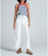 Cropped Sailor Twill Pants - Ivory