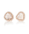 Reflective Slice Studs - 14K